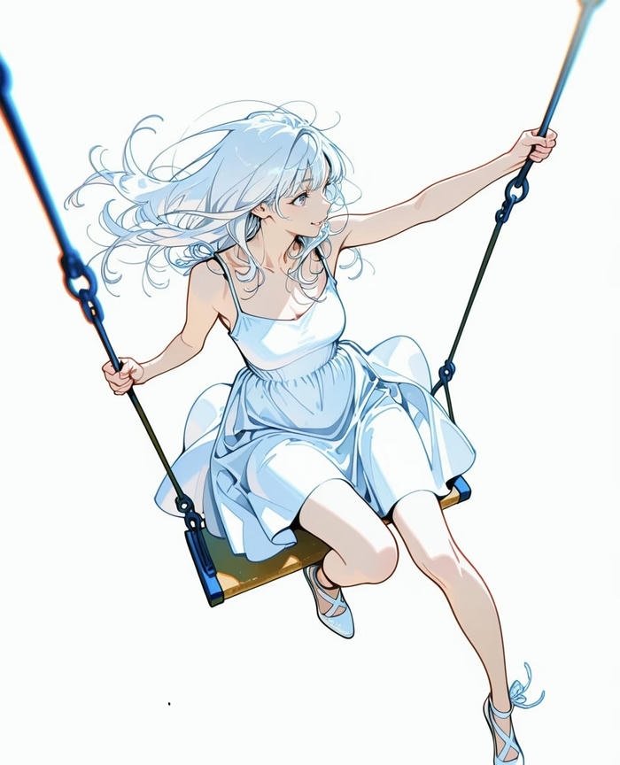 nhân vật anime nữ phong cách siêu thực