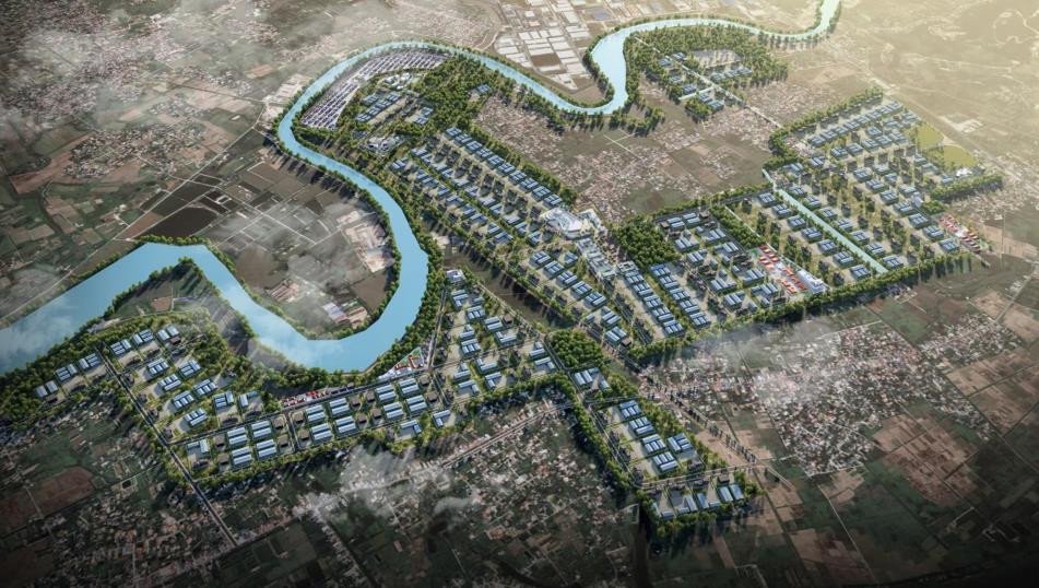 Phối cảnh tổng quan Khu công nghiệp Tràng Duệ 3 tại Hải Phòng