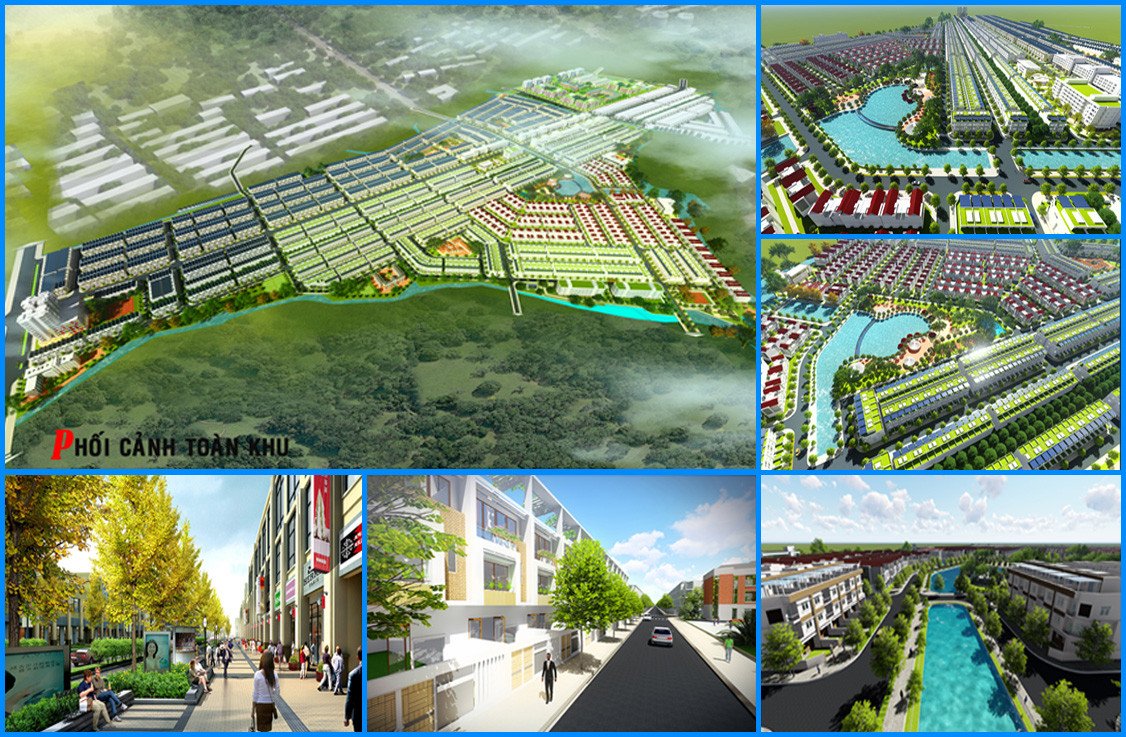 Phối cảnh tổng thể dự án Đông Bình Dương với các tiện ích đồng bộ