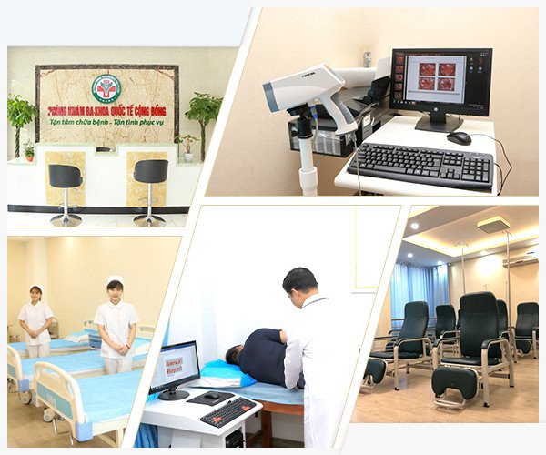 Phòng khám Đa khoa Quốc tế Cộng Đồng với không gian tiếp đón bệnh nhân chuyên nghiệp