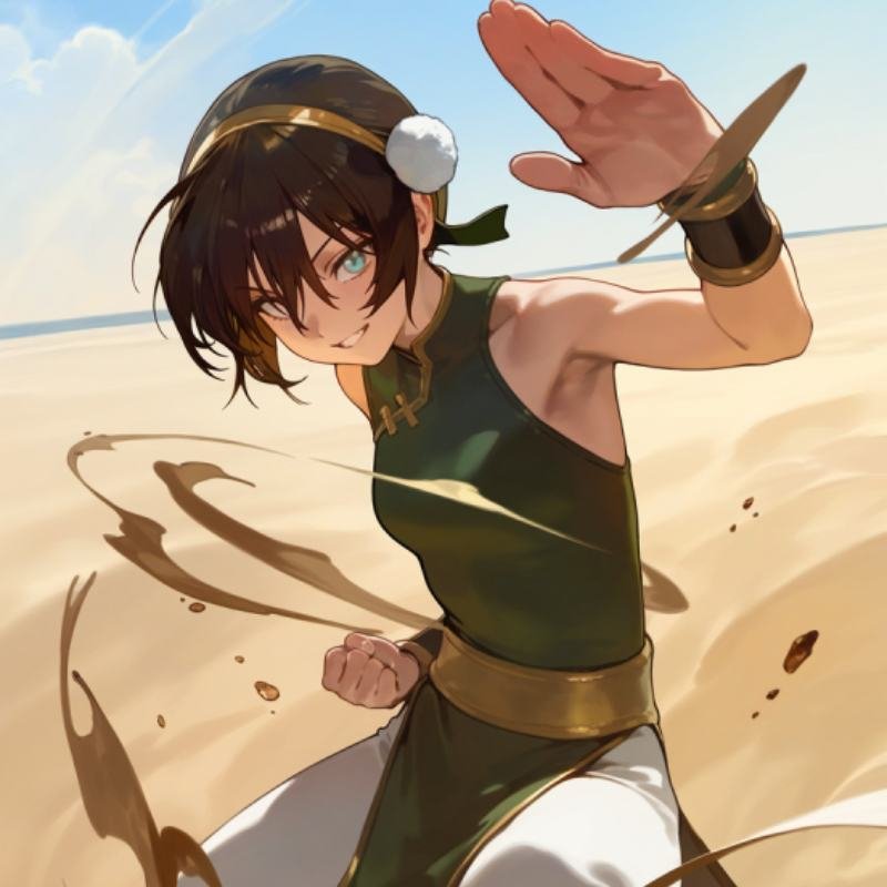 phong thái điềm tĩnh airbender the last avatar