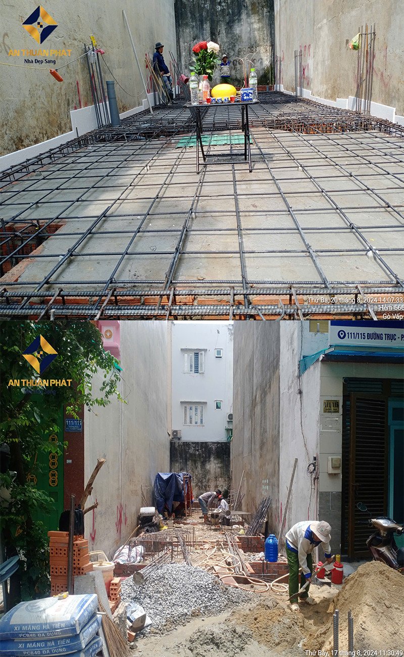 Quy trình thi công phần thô nhà ở tại Bình Thạnh