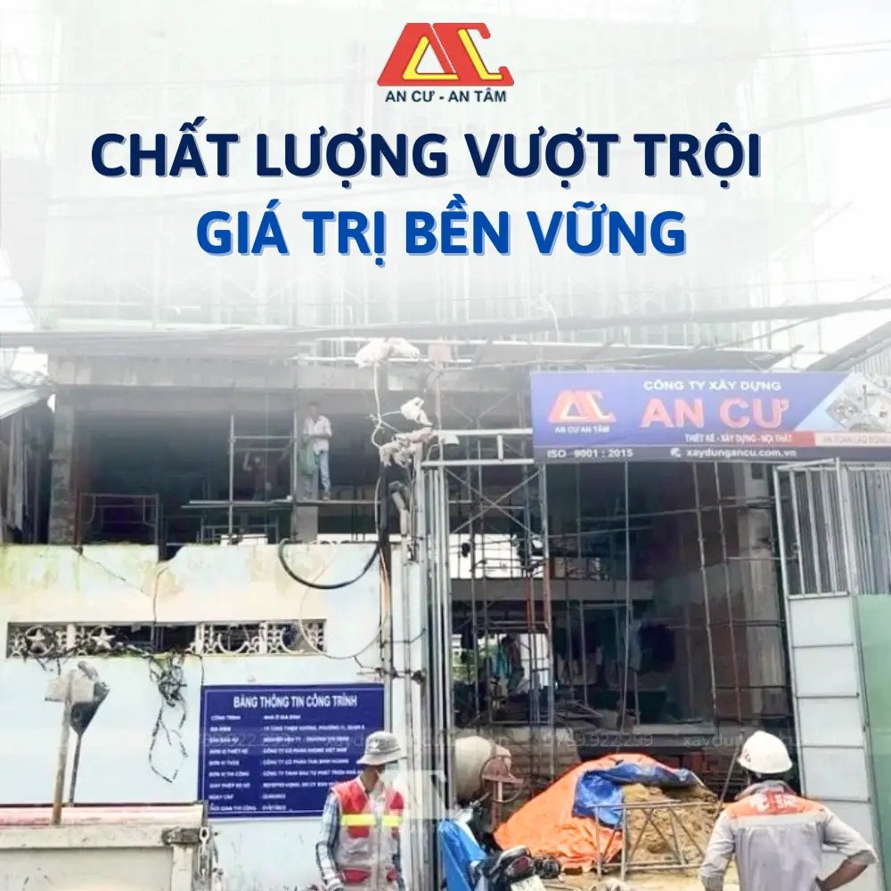 Quy trình xây dựng phần thô công trình, đảm bảo nền móng vững chắc