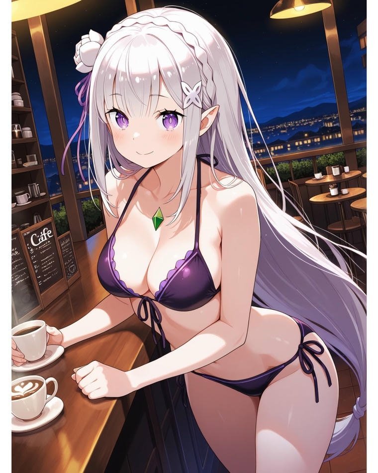 re zero emilia hentai hot