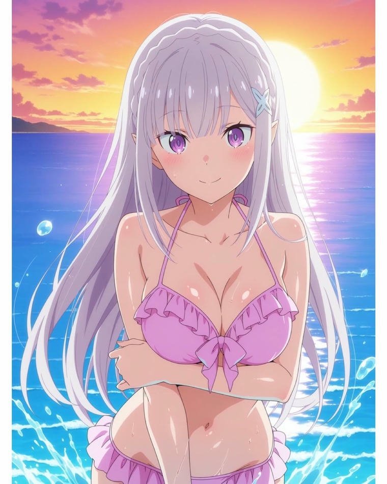 sensual emilia anime hentai