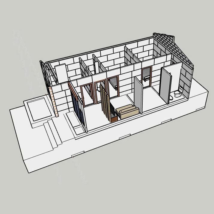 Thi công xây nhà bằng tấm bê tông siêu nhẹ, minh họa hiệu quả giảm chi phí.