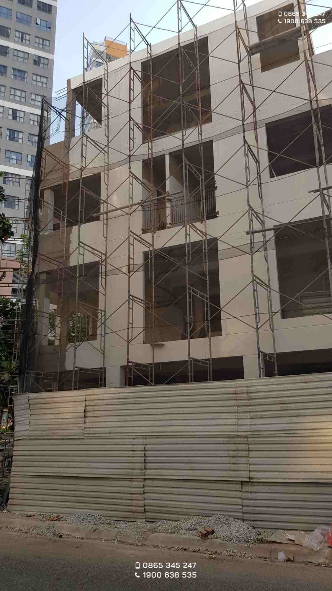 Thi công xây thô nhà 2 tầng