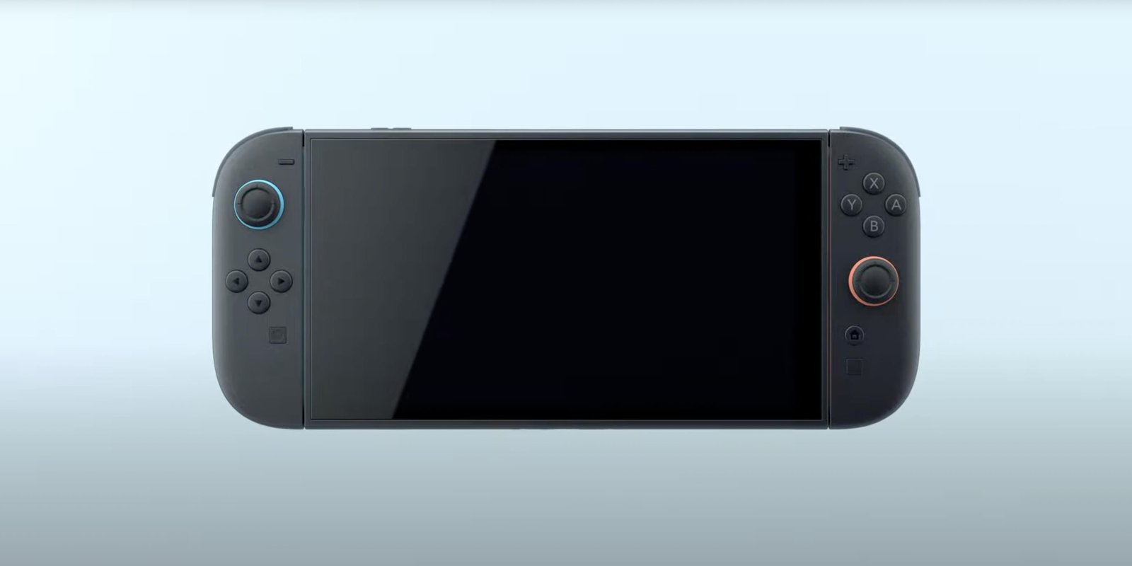 Thiết kế tổng thể của Nintendo Switch 2, cho thấy màn hình lớn và Joy-Con mới.