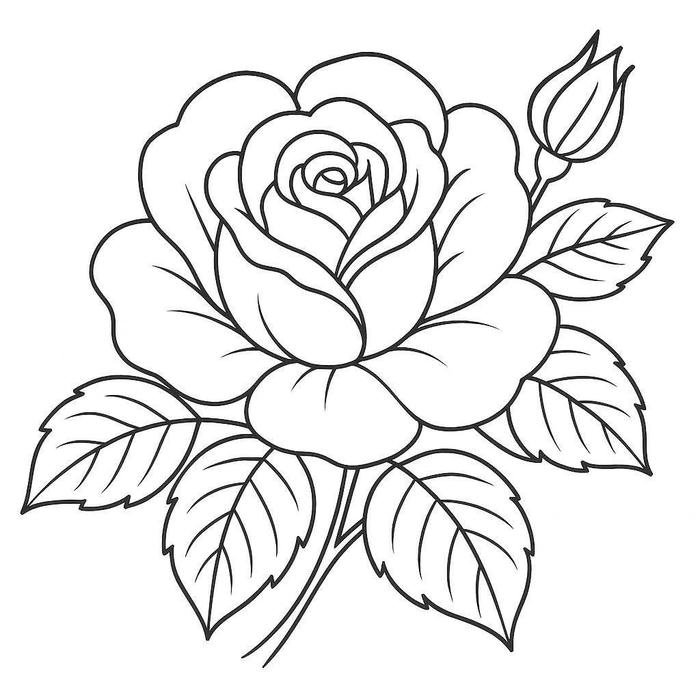 tô màu hoa hồng dễ thực hiện