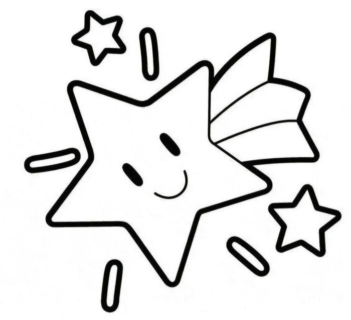tô màu ngôi sao khơi gợi sáng tạo