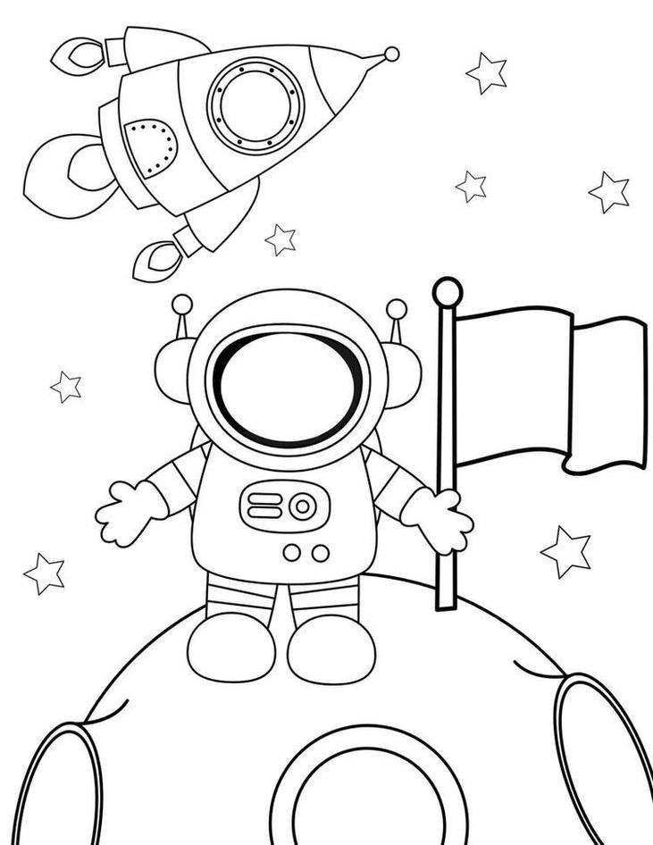 tô màu phi hành gia đẹp nhất