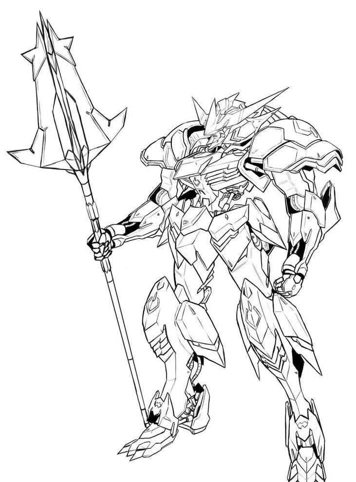 tô màu robot khám phá máy móc