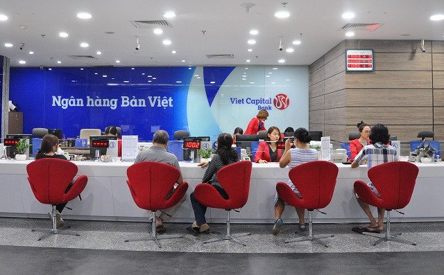 Toàn cảnh tòa nhà chi nhánh Ngân hàng Bản Việt Viet Capital Bank