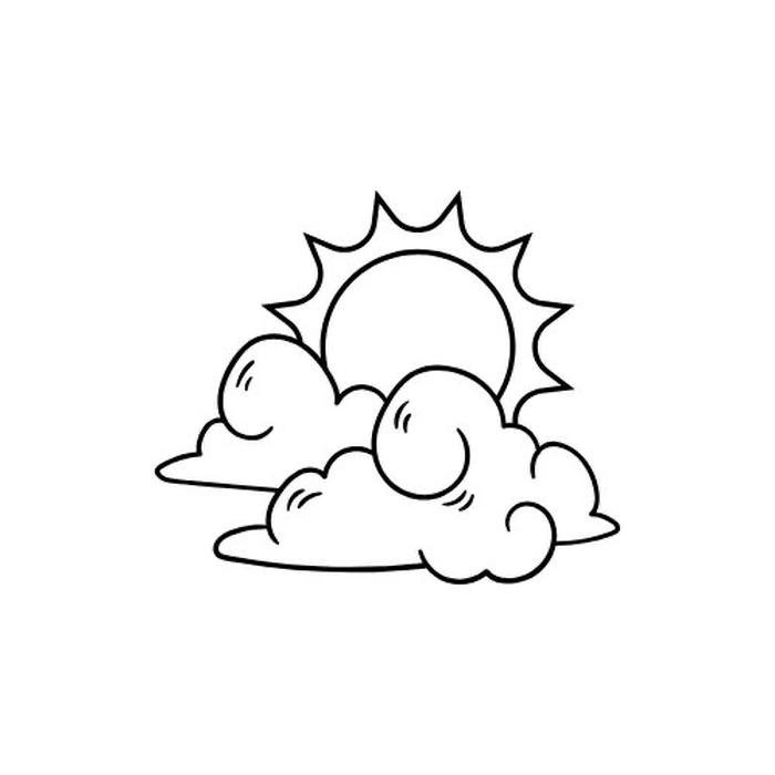 tranh tô màu mặt trời sáng sủa