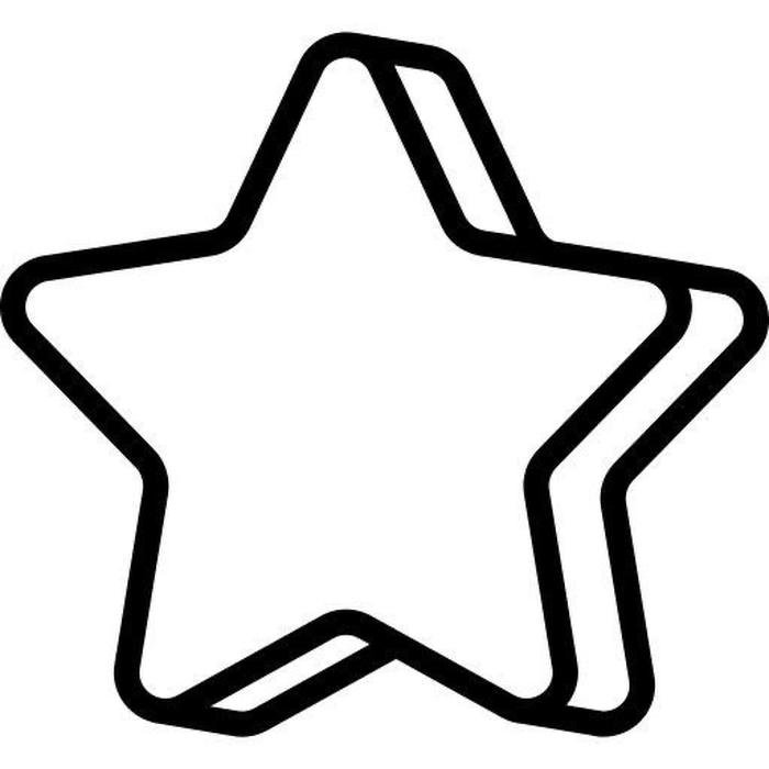 tranh tô màu ngôi sao thân thiện