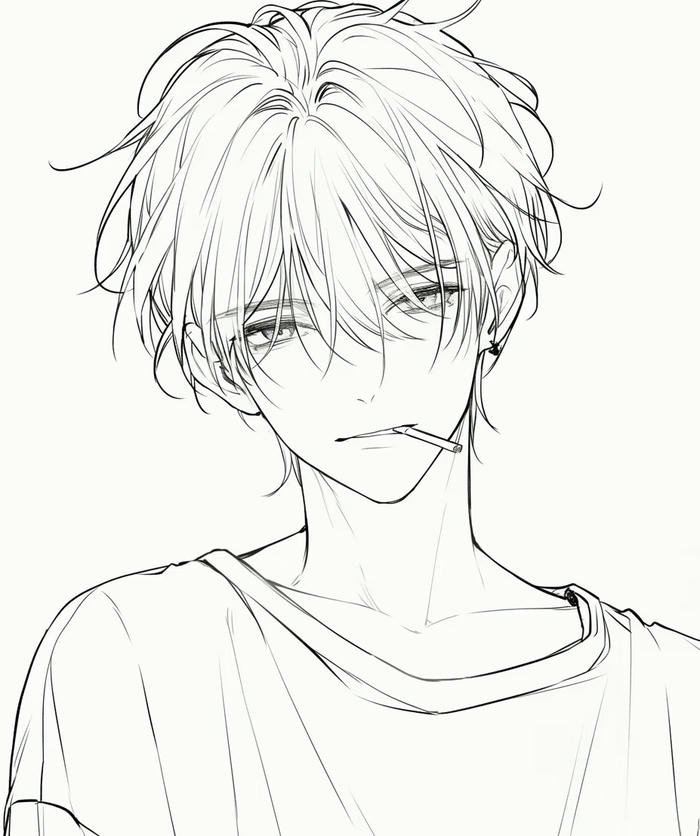 tranh vẽ anime nam cực đẹp