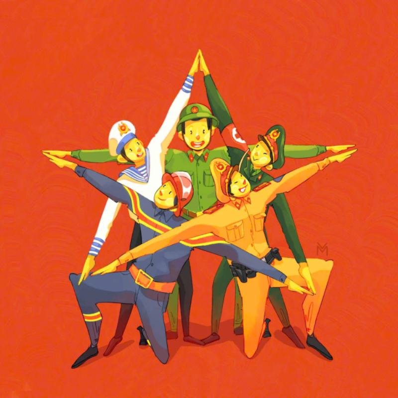 vẽ ngày quốc khánh qua nét vẽ trẻ thơ