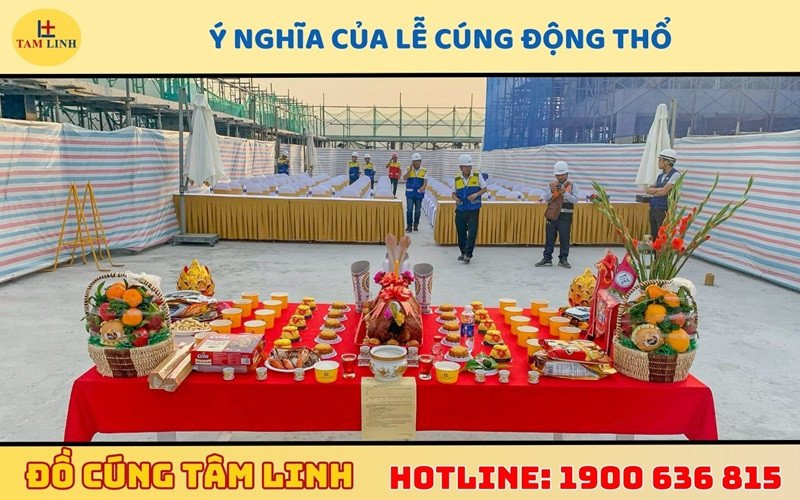 Ý nghĩa của lễ cúng động thổ xây dựng